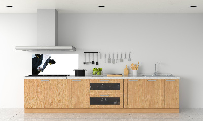 Spatscherm keuken Koe