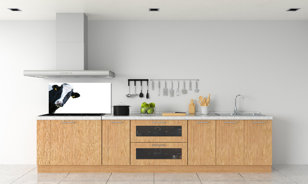 Spatscherm keuken Koe