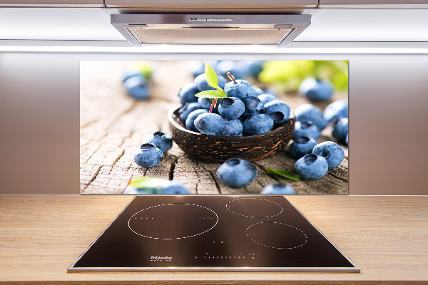 Glazen achterwand keuken Bessen