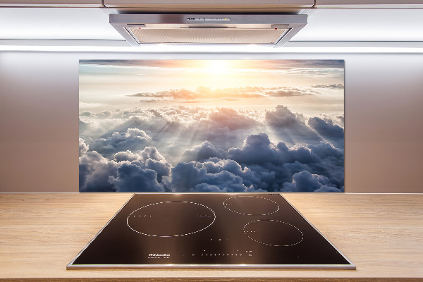 Spatplaat keuken Wolken vanuit vogelperspectief