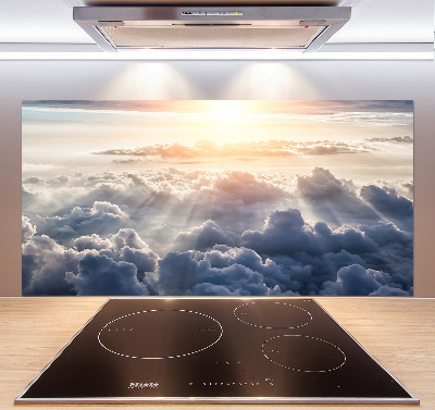 Spatplaat keuken Wolken vanuit vogelperspectief