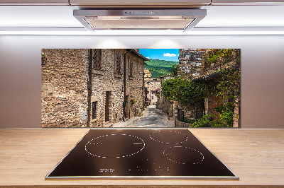 Spatplaat keuken Een charmante straat