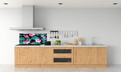 Keuken achterwand Tropische bloemen