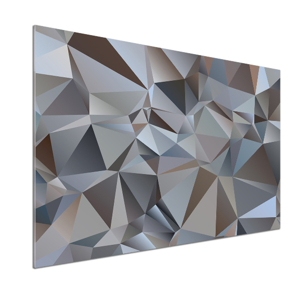 Spatscherm keuken Abstracte driehoeken