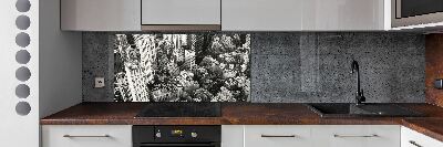 Keuken achterwand New York vanuit vogelperspectief