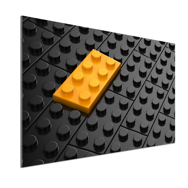 Spatscherm keuken Lego
