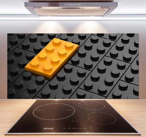 Spatscherm keuken Lego
