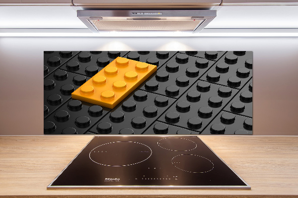 Spatscherm keuken Lego