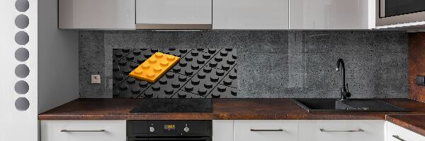 Spatscherm keuken Lego