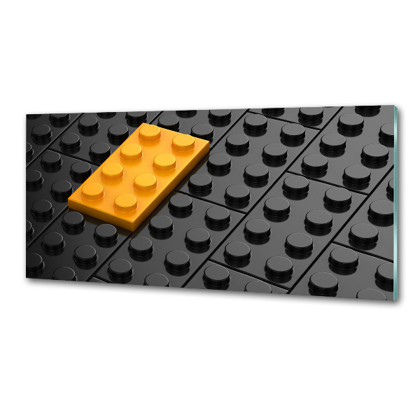 Spatscherm keuken Lego