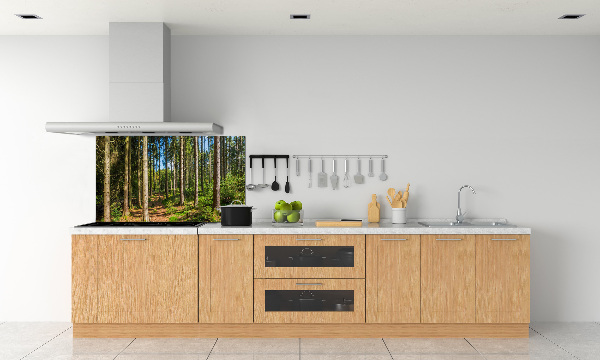 Keuken achterwand Bospanorama