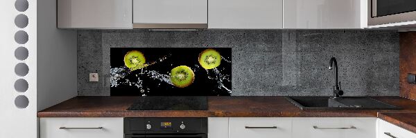Spatscherm keuken Kiwi en water