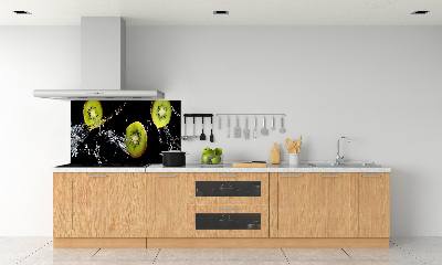 Spatscherm keuken Kiwi en water