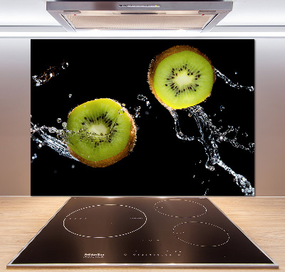 Spatscherm keuken Kiwi en water