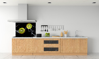 Spatscherm keuken Kiwi en water