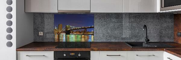 Spatplaat keuken Manhattan 's nachts