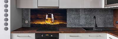 Achterwand keuken Bourbon in een glas
