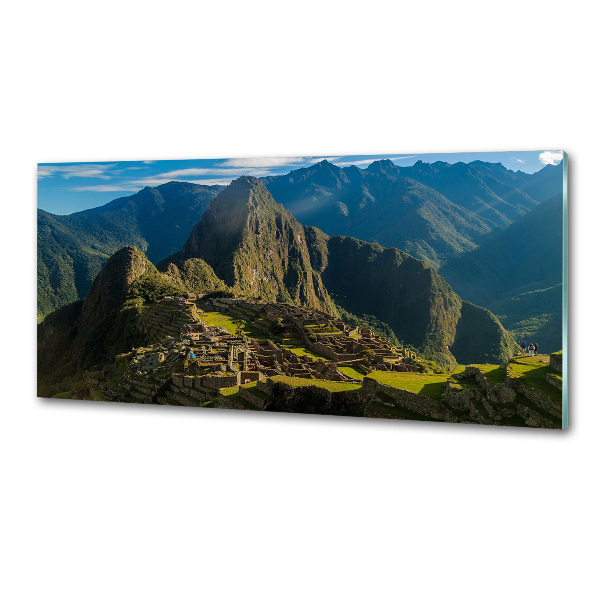Spatscherm keuken Ruïnes van Machu Picchu