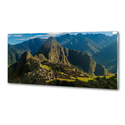Spatscherm keuken Ruïnes van Machu Picchu