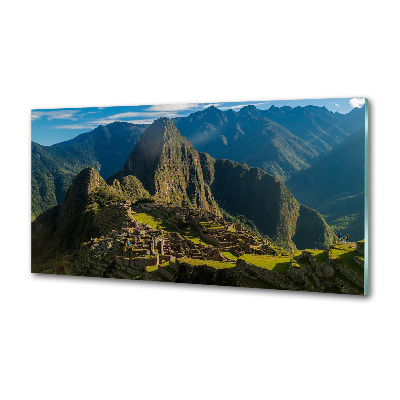 Spatscherm keuken Ruïnes van Machu Picchu
