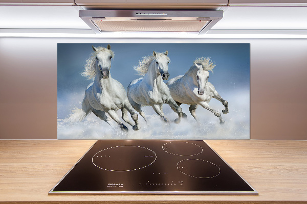 Keuken achterwand Paarden in galop
