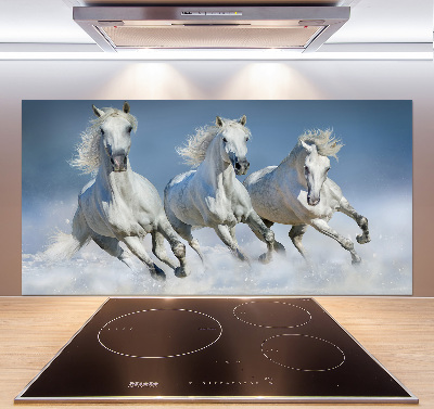 Keuken achterwand Paarden in galop