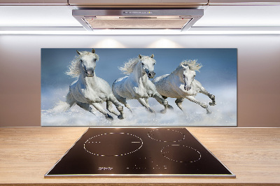 Keuken achterwand Paarden in galop