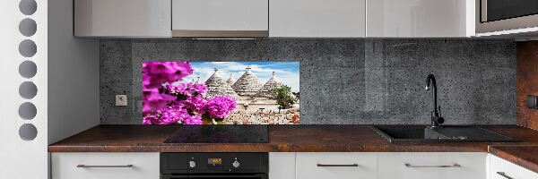 Spatscherm keuken Trulli-huizen