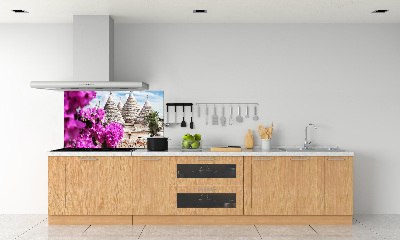 Spatscherm keuken Trulli-huizen