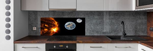 Spatplaat keuken Zonnestelsel
