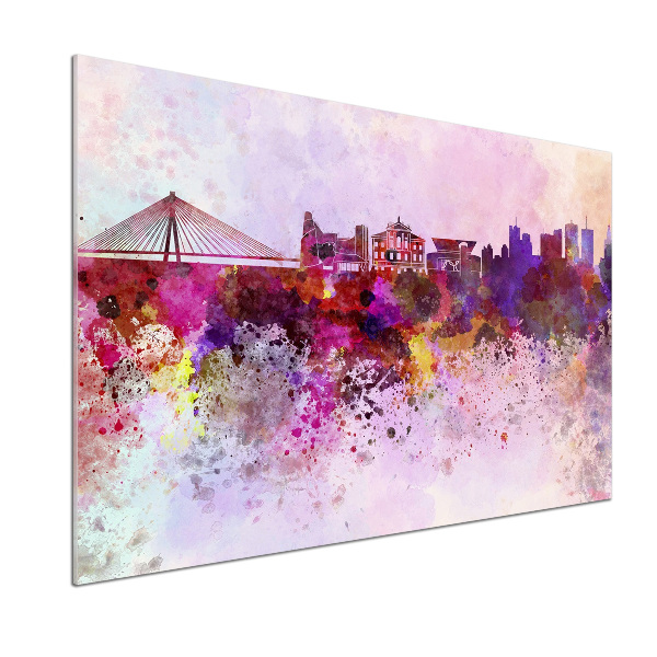 Keuken achterwand Kleurrijk Warschau