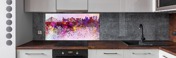 Keuken achterwand Kleurrijk Warschau