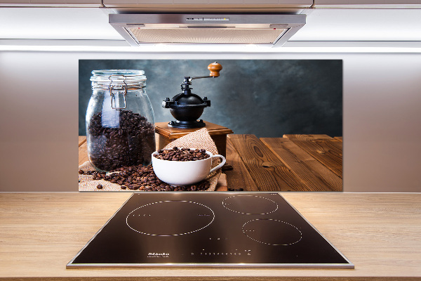 Glazen achterwand keuken Koffiemolen