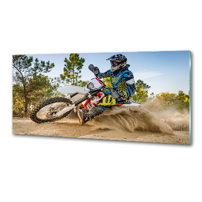 Achterwand keuken Motocross