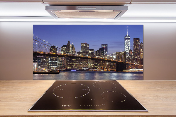 Keuken achterwand Manhattan 's nachts