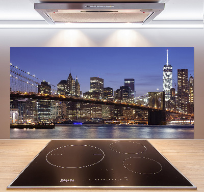 Keuken achterwand Manhattan 's nachts