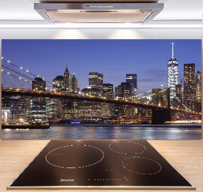 Keuken achterwand Manhattan 's nachts