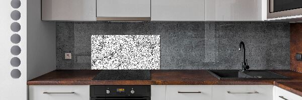 Glazen achterwand keuken Verstrengelde takken