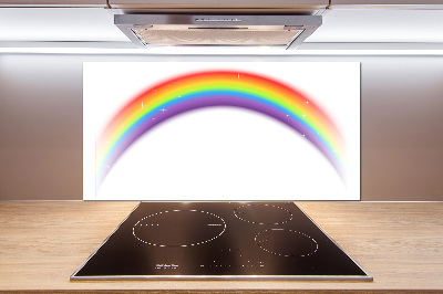 Spatscherm keuken Regenboog
