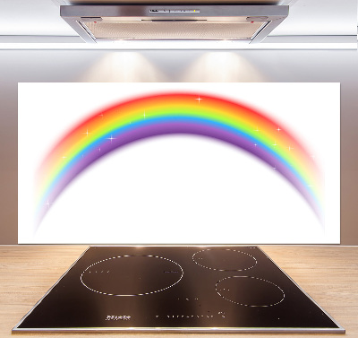 Spatscherm keuken Regenboog