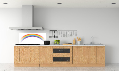 Spatscherm keuken Regenboog