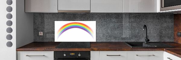 Spatscherm keuken Regenboog