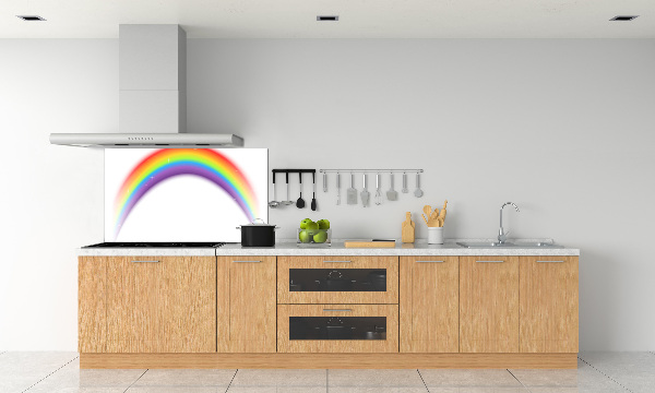 Spatscherm keuken Regenboog