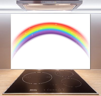 Spatscherm keuken Regenboog