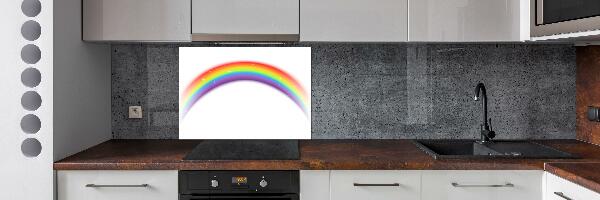 Spatscherm keuken Regenboog