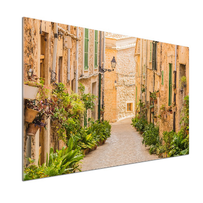 Spatplaat keuken Historische straten