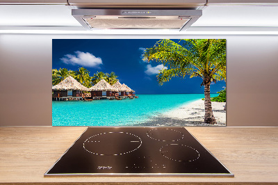 Achterwand keuken Bungalows op de Malediven