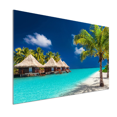 Achterwand keuken Bungalows op de Malediven