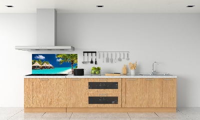 Achterwand keuken Bungalows op de Malediven