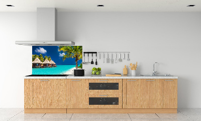 Achterwand keuken Bungalows op de Malediven